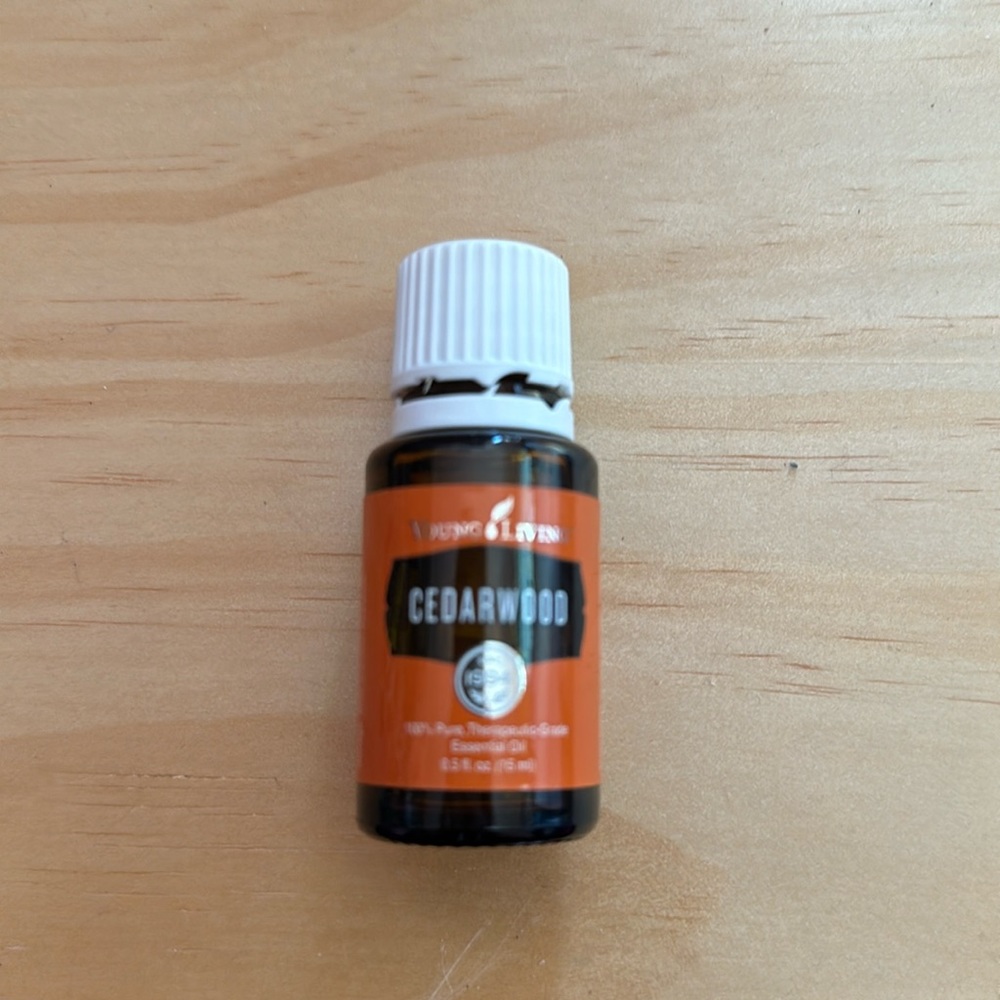 Young Living Cedarwood open